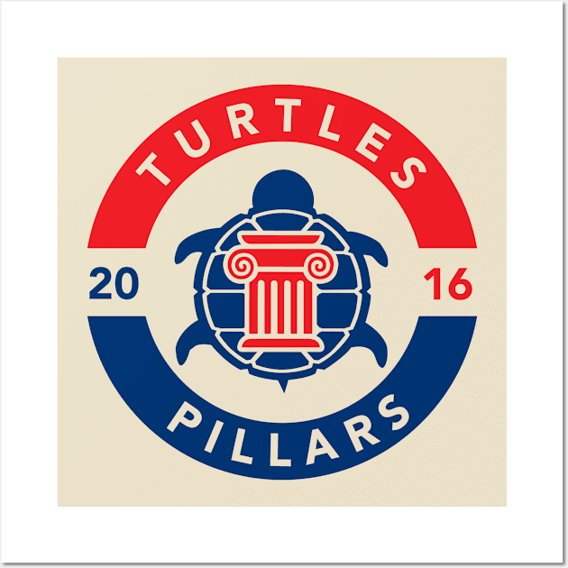 Turtles / Pillars 2016 Wall Art by Duckfeed.tv Merch Store